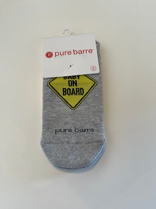 Pure Barre - Baby on Board Grip Socks