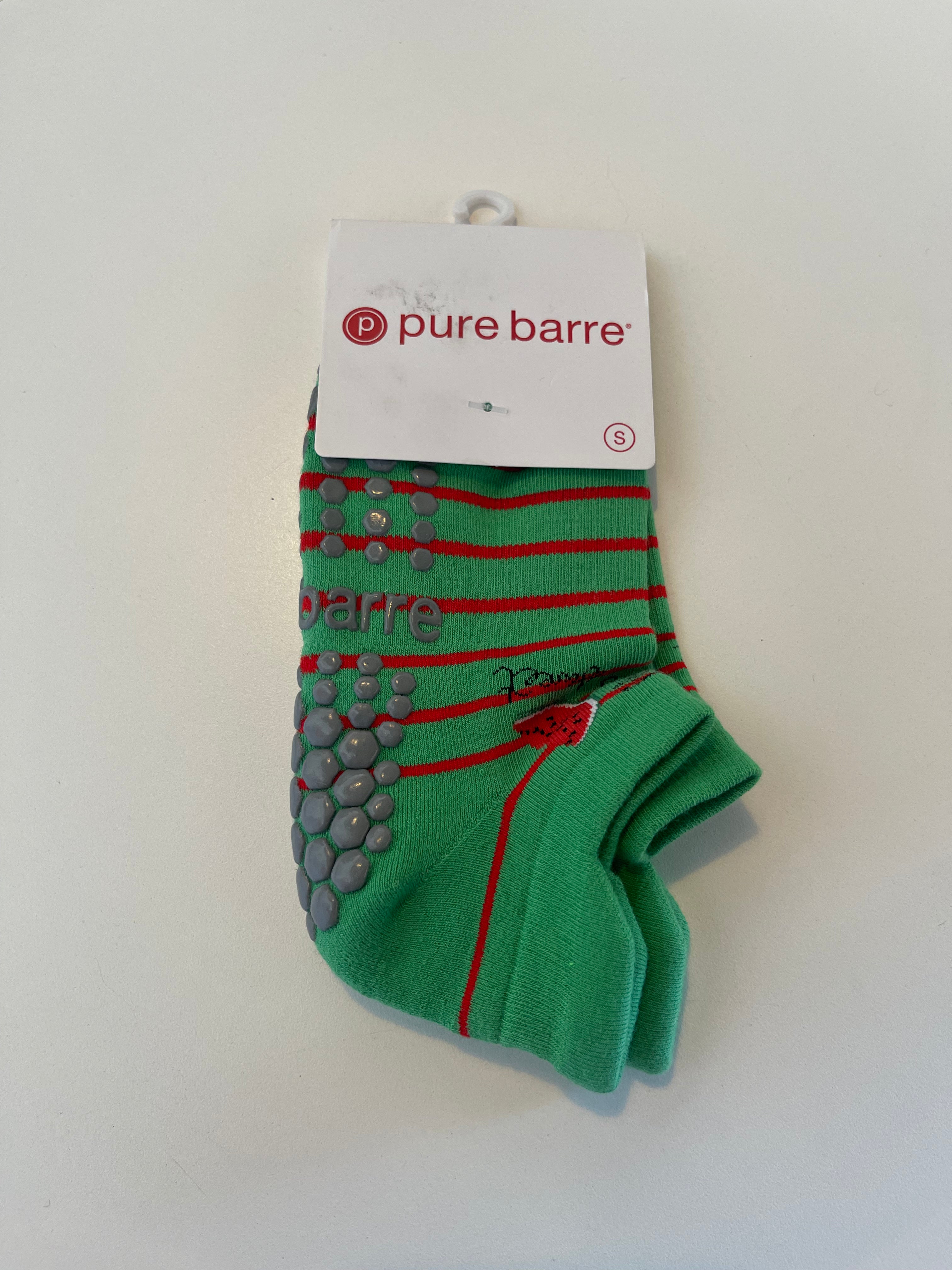 Pure Barre Sticky Socks 4 Pack Small