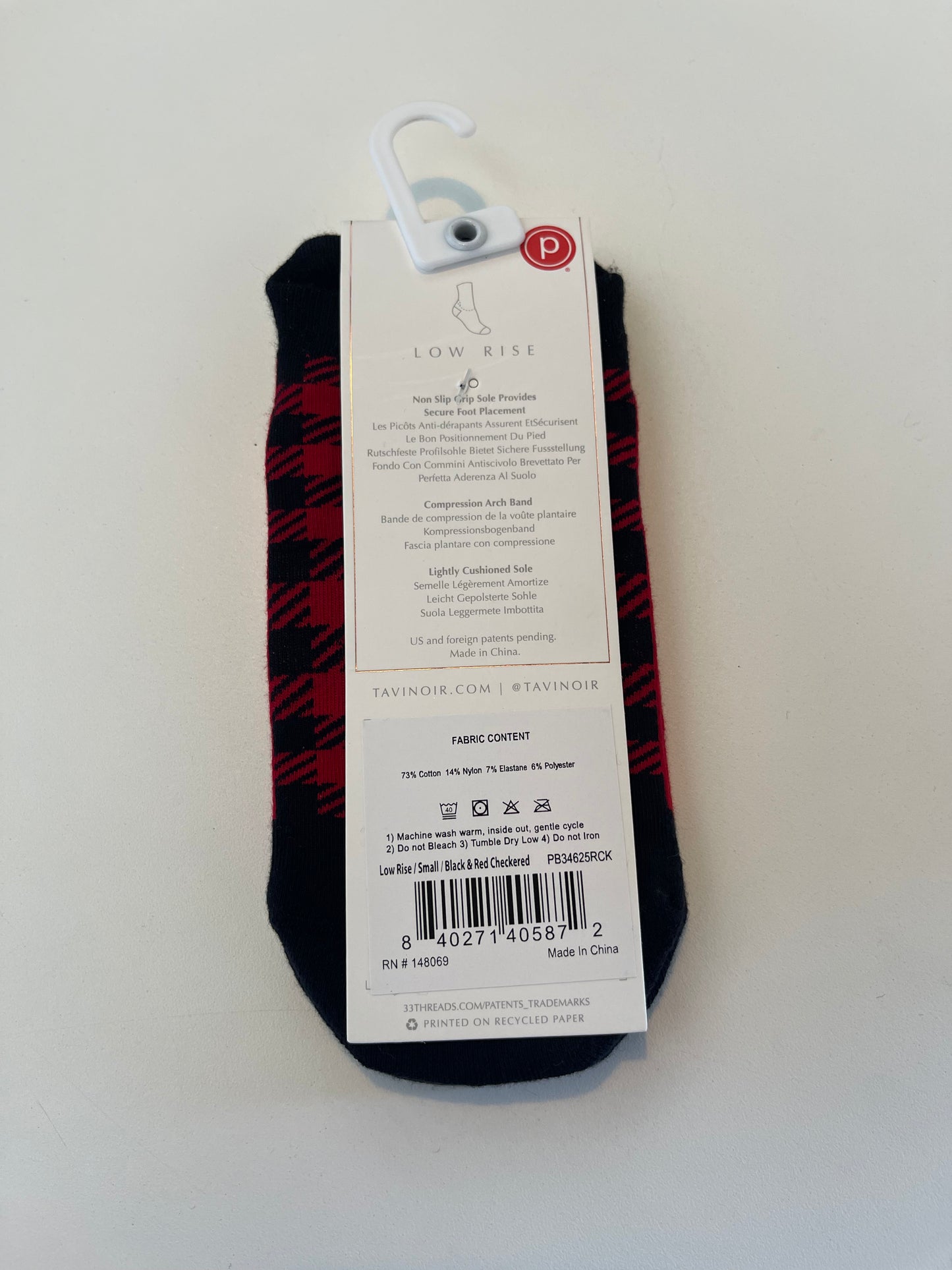 Pure Barre by Tavi Grip Socks
