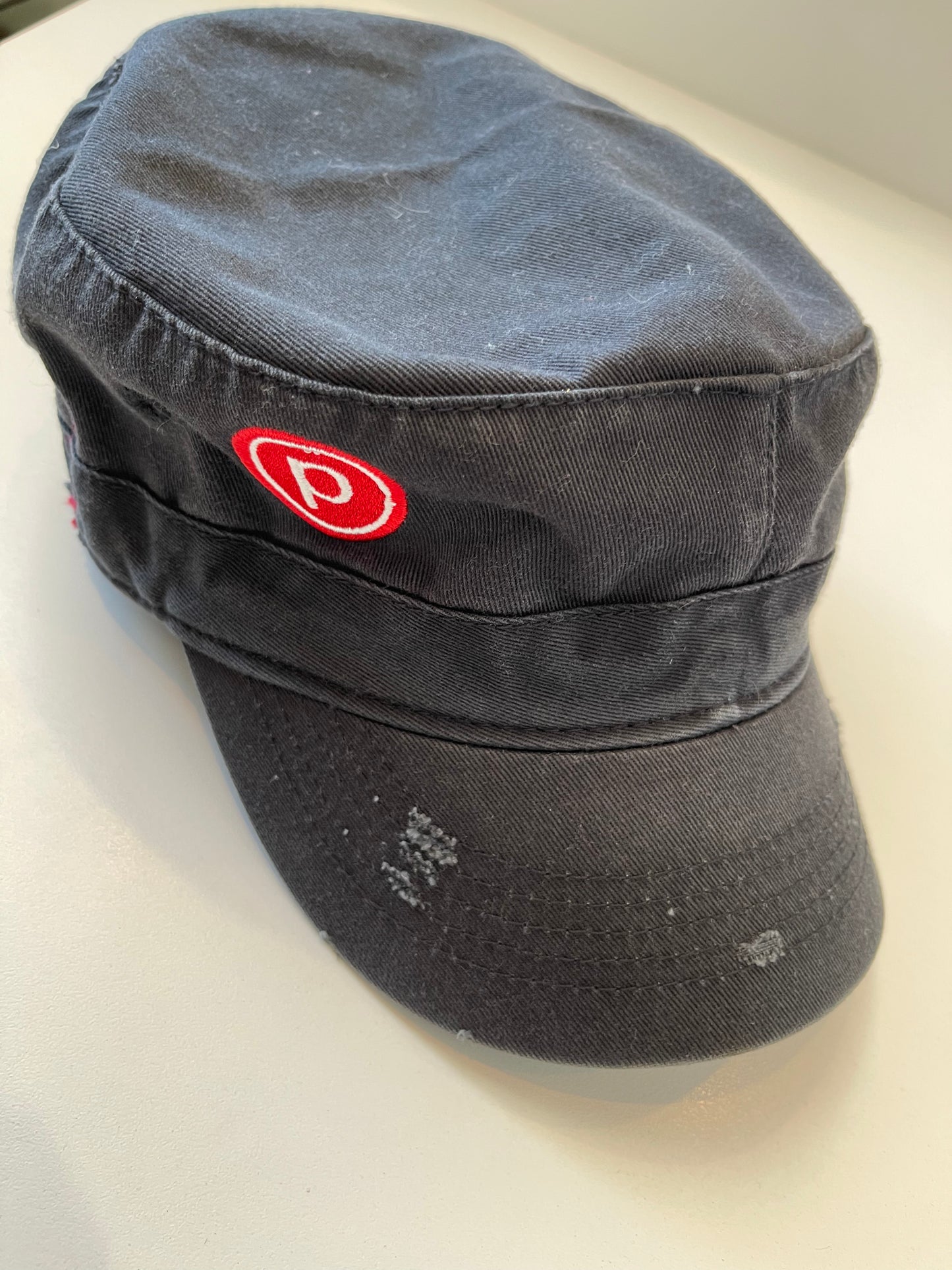 Pure Barre Embroidered Hat - Distressed Black