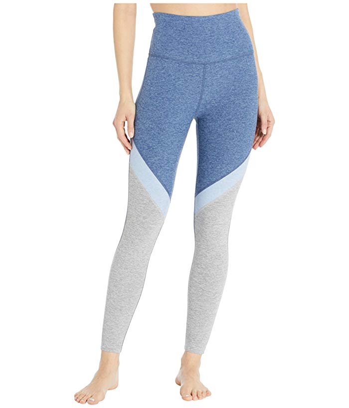 Beyond Yoga - Tri-Panel Spacedye High Waisted Midi Leggings