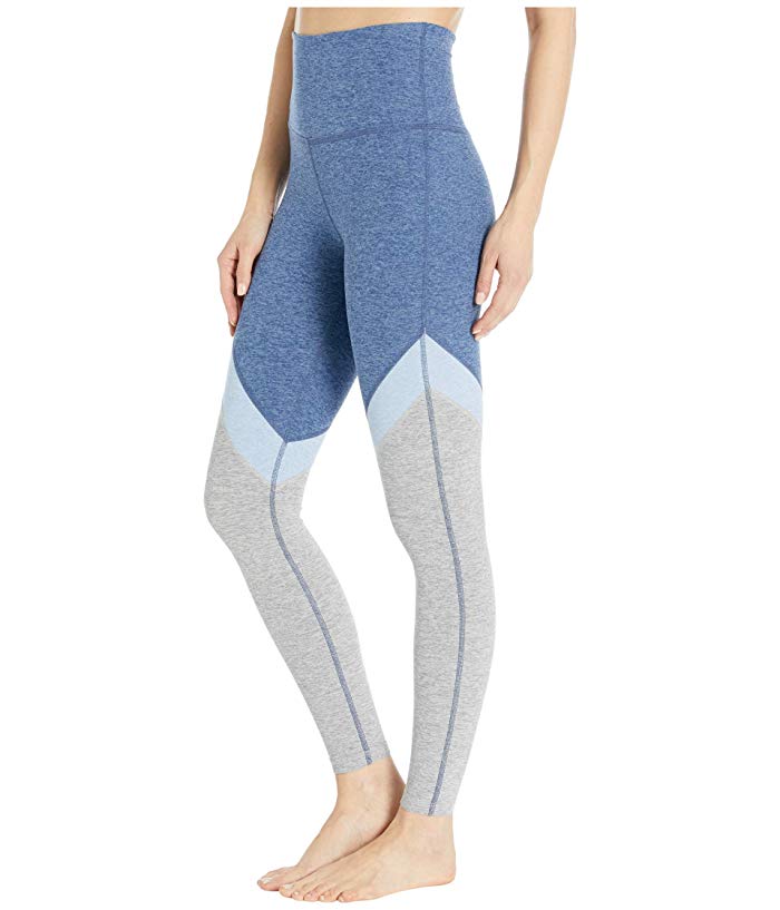 Beyond Yoga - Tri-Panel Spacedye High Waisted Midi Leggings