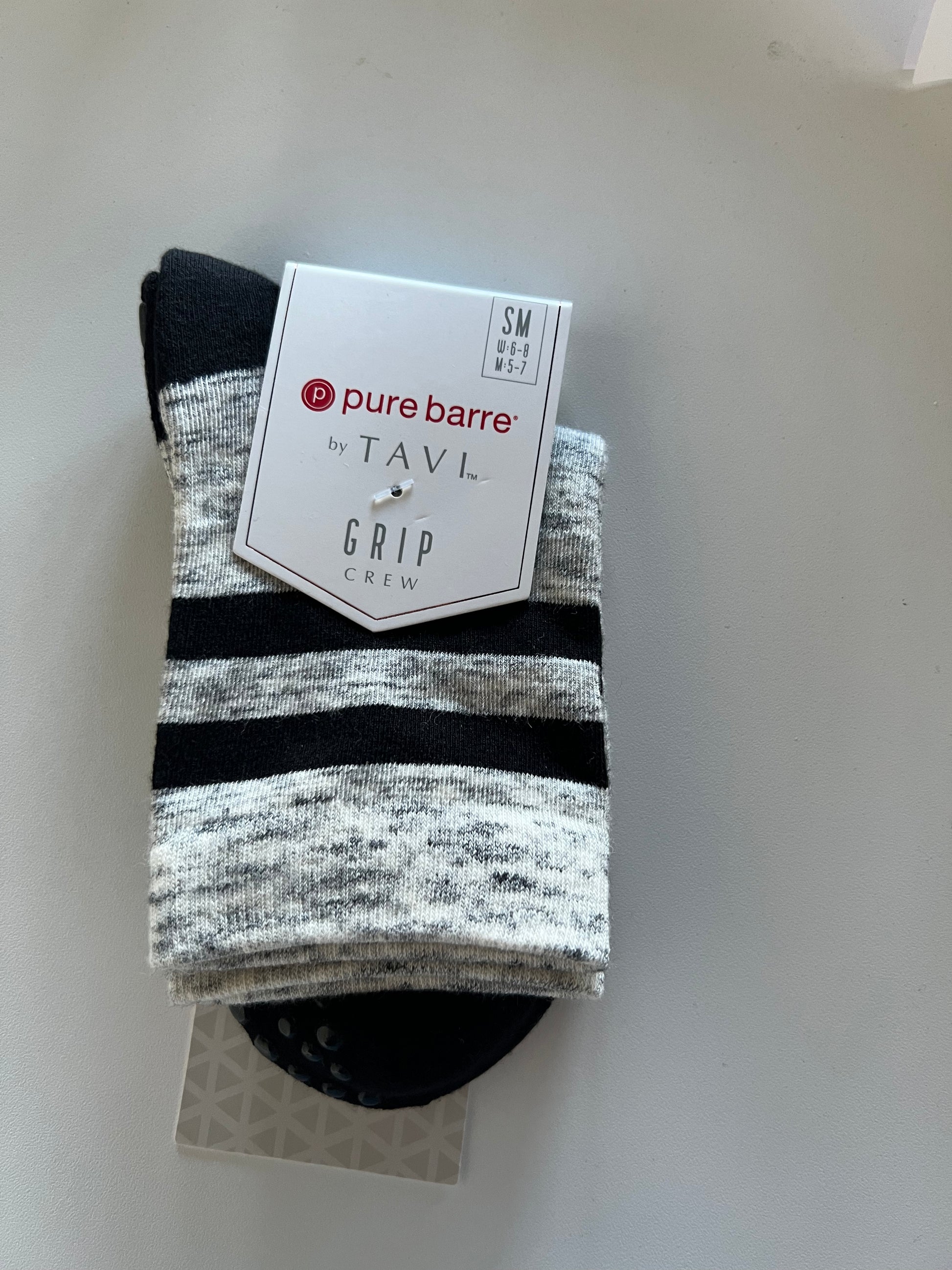 Pure Barre by Tavi Grip Crew Socks – Pure Barre - Anaheim Hills & Brea