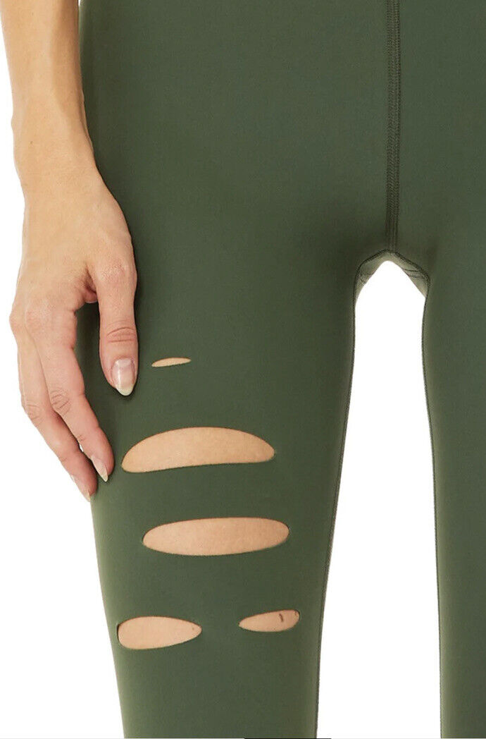 Alo - High Waist Ripped Warrior Leggings