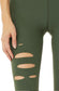 Alo - High Waist Ripped Warrior Leggings