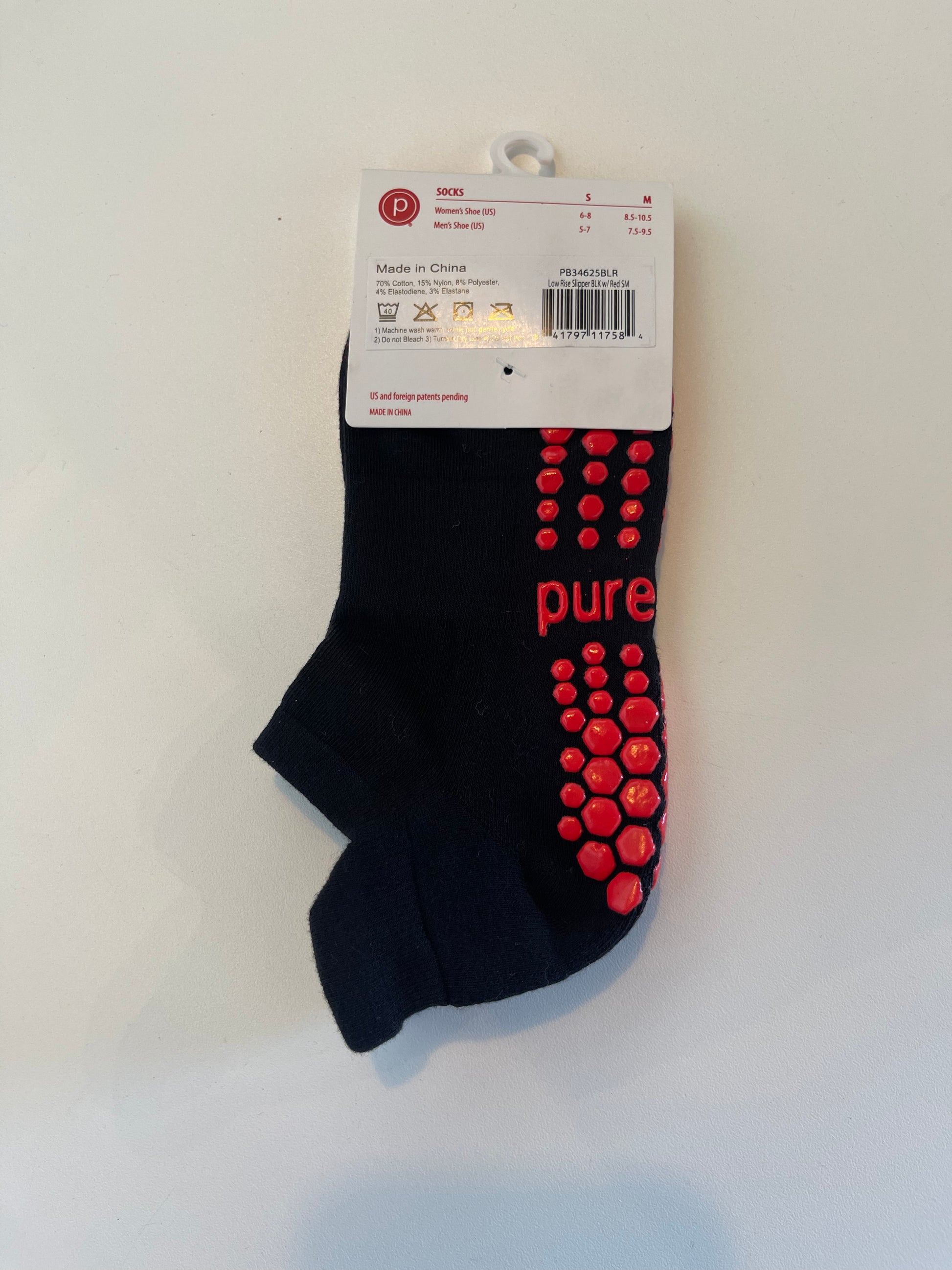 Pure Barre Mini Circle P Sticky Socks- Black – Pure Barre Bethesda